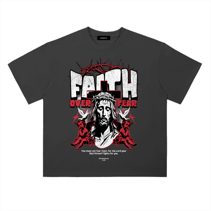 Heavyweight Drop Shoulder Cotton T-Shirt