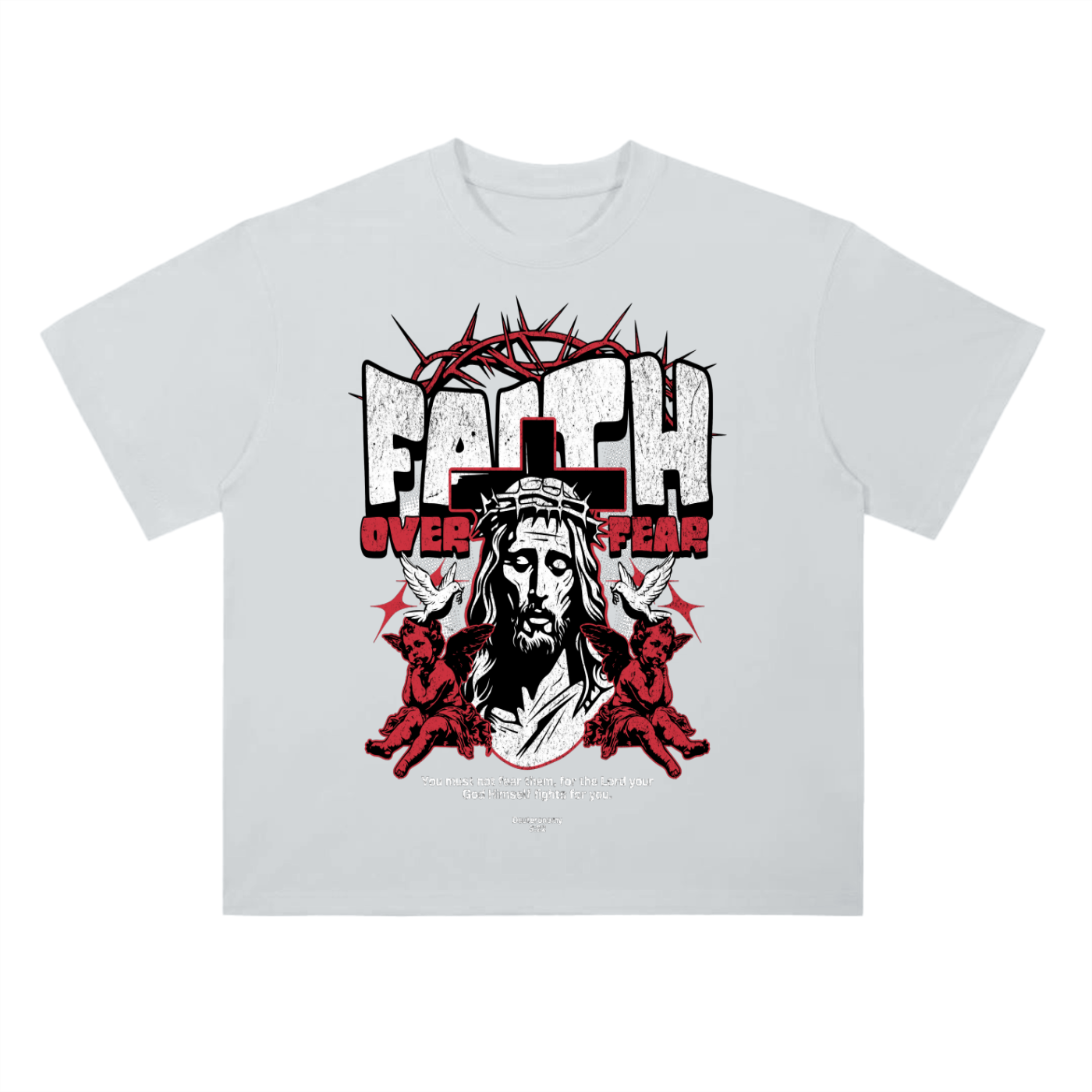 Heavyweight Drop Shoulder Cotton T-Shirt