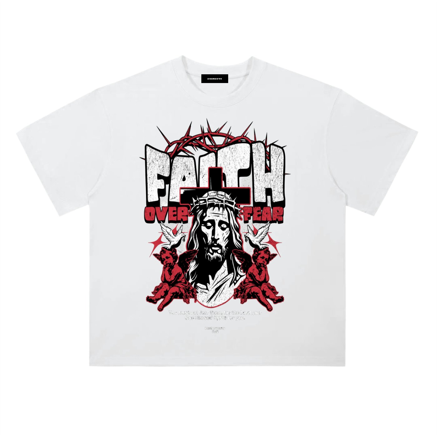 Heavyweight Drop Shoulder Cotton T-Shirt