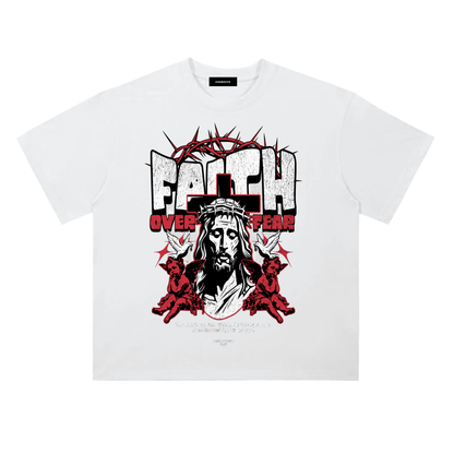 Heavyweight Drop Shoulder Cotton T-Shirt