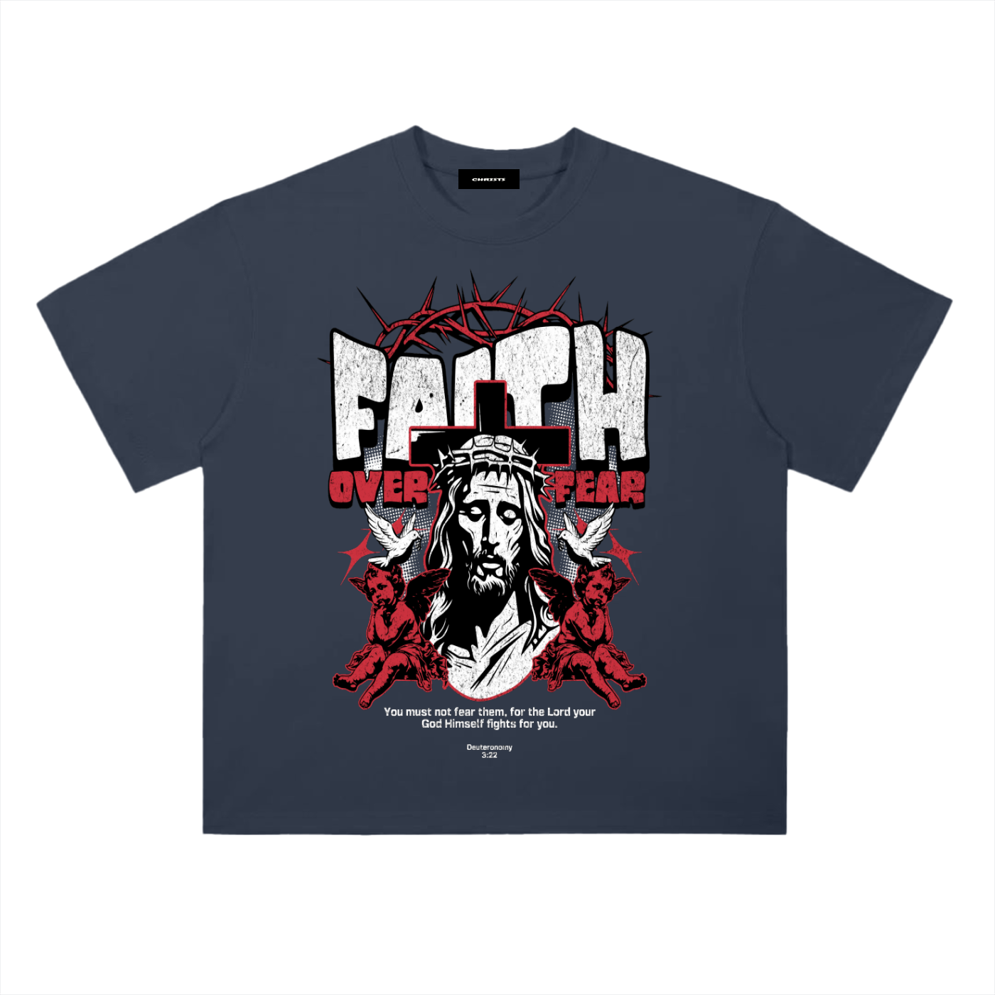 Heavyweight Drop Shoulder Cotton T-Shirt