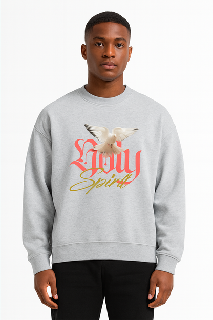 Fleece Side Slit Crewneck Sweatshirt