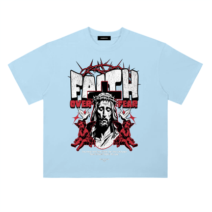 Heavyweight Drop Shoulder Cotton T-Shirt